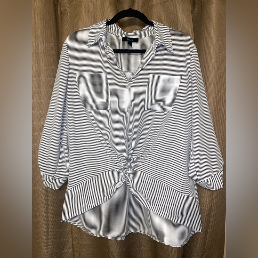 BCX Striped Blouse